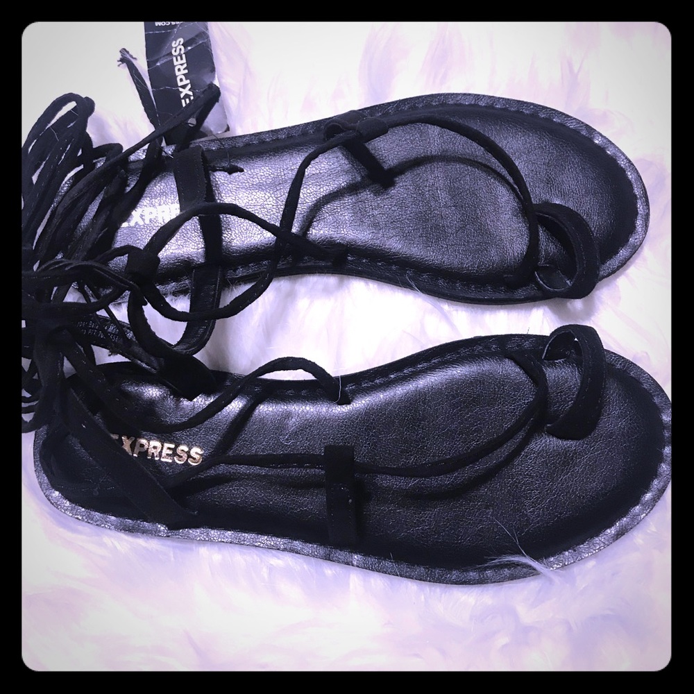 Woman’s lace up sandals